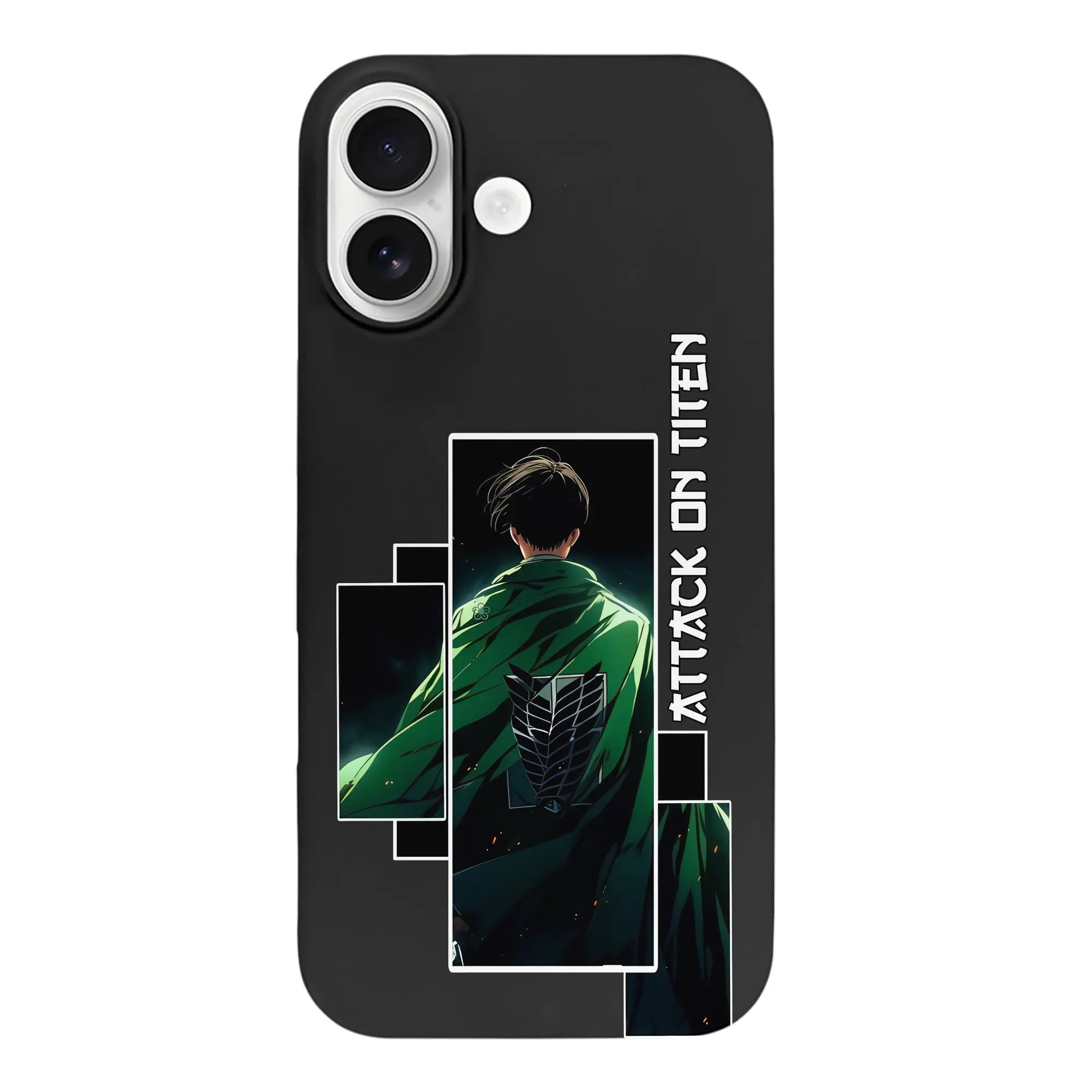 進撃の巨人 グッズ リヴァイ・アッカーマン - iPhone 17 シリーズ シリコンケース 薄型 耐衝撃 指紋防止 ソフトタッチカバー 精密フィット 傷防止 保護ケース iPhone 17/17 Air/17 Pro/17 Pro Max 対応